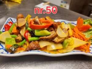 [ 50 ] Ped Pad Pring Thai On เป็ดผัดพริกไทยอ่อน