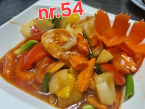 [ 54 ] Gung Pad Priew Whan กุ้งผัดเปรี้ยวหวาน