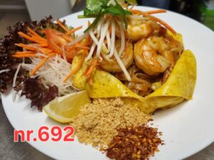 [ 69-2 ] Pad Thai mit Garnelen ผัดไทย